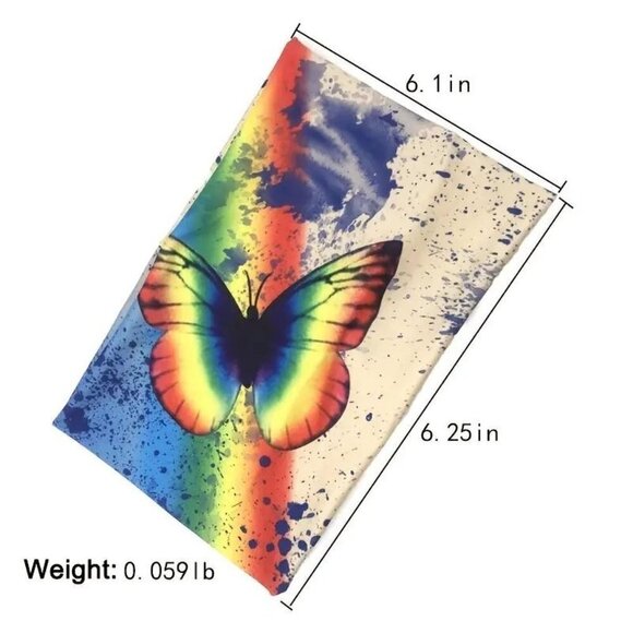 Bohemian Style Wide Stretch Butterfly Headband (Green) - Picture 3 of 4